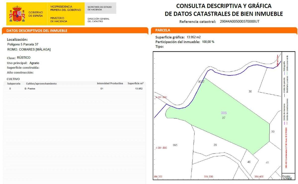 Terreno en venta en Comares, Malaga photo 4