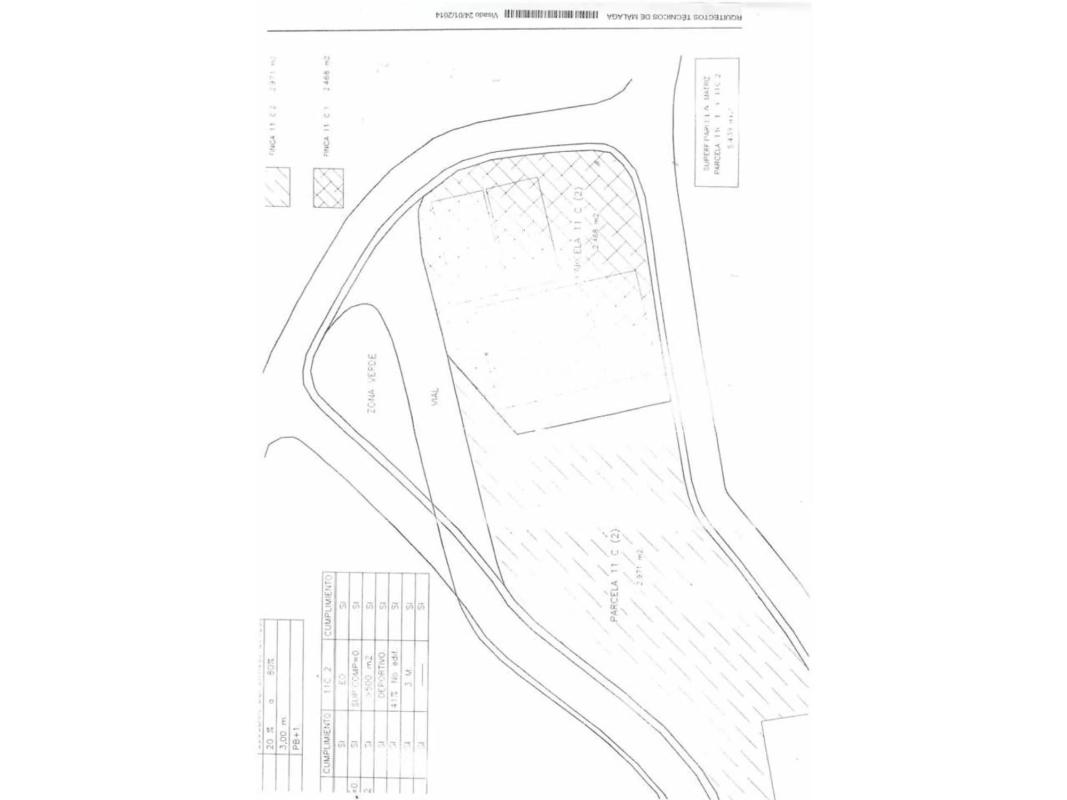 Land for sale in Rincón de la Victoria, Malaga plan 1