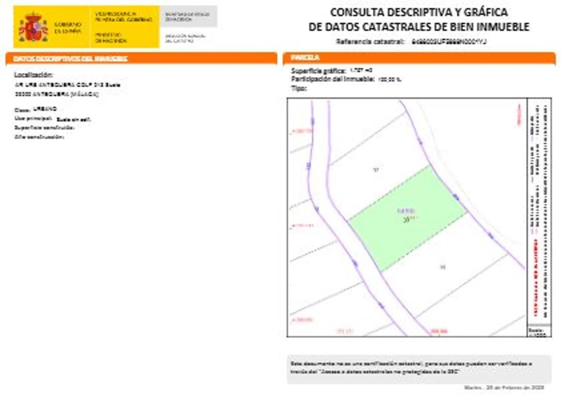 Terreno en venta en Antequera, Malaga plan 1