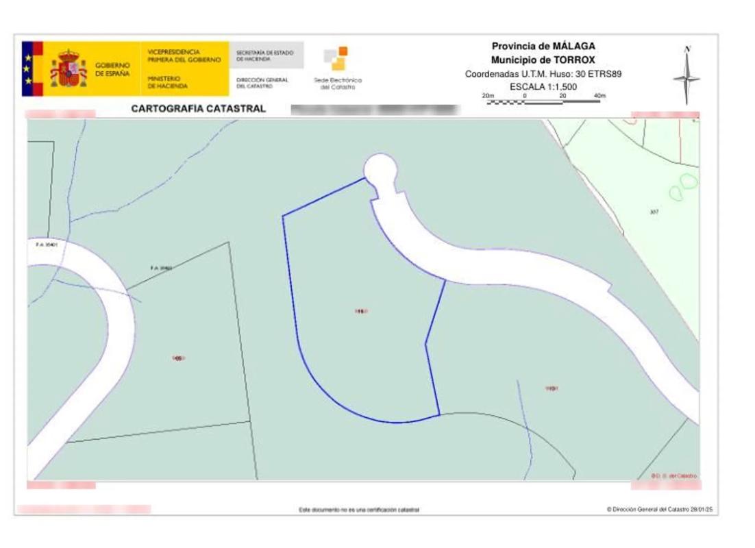 Działka na sprzedaż w Torrox, Malaga plan 1