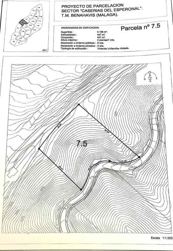 Terreno en venta en Benahavís, Malaga plan 1