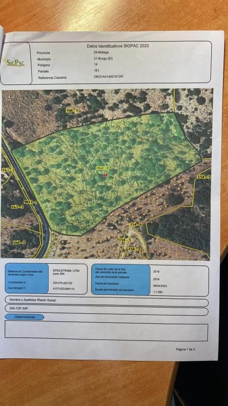 Land for sale in El Burgo, Malaga photo 2