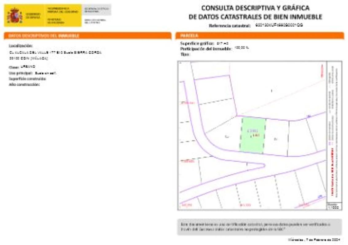 Land for sale in Coin, Malaga plan 3