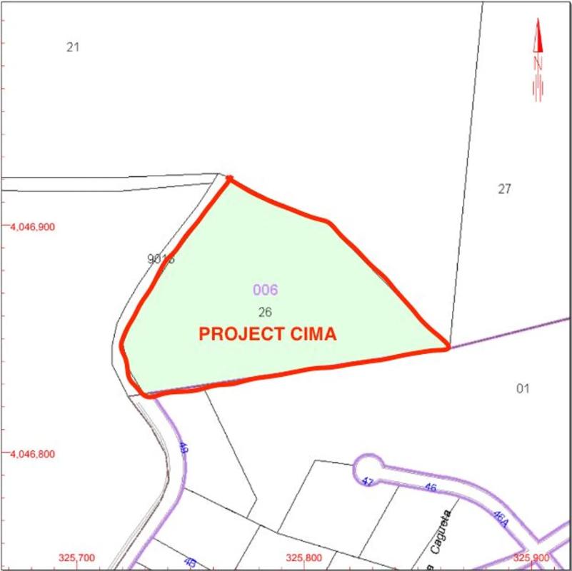 Land for sale in Istanbul, Malaga plan 1