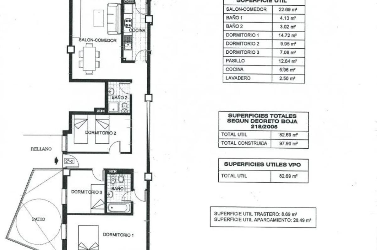 Land for sale in Riogordo, Malaga plan 2