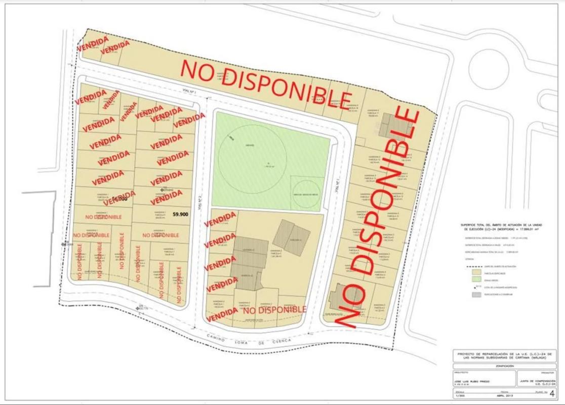 Terreno en venta en Cártama, Malaga plan 1