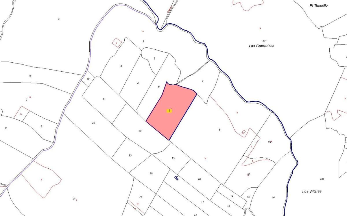 Land for sale in Alameda, Malaga plan 1