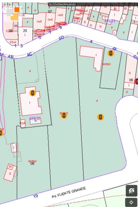 Land for sale in Alozaina, Malaga plan 1