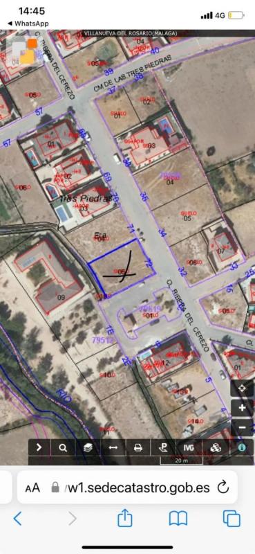 Land for sale in Villanueva del Rosario, Malaga plan 2