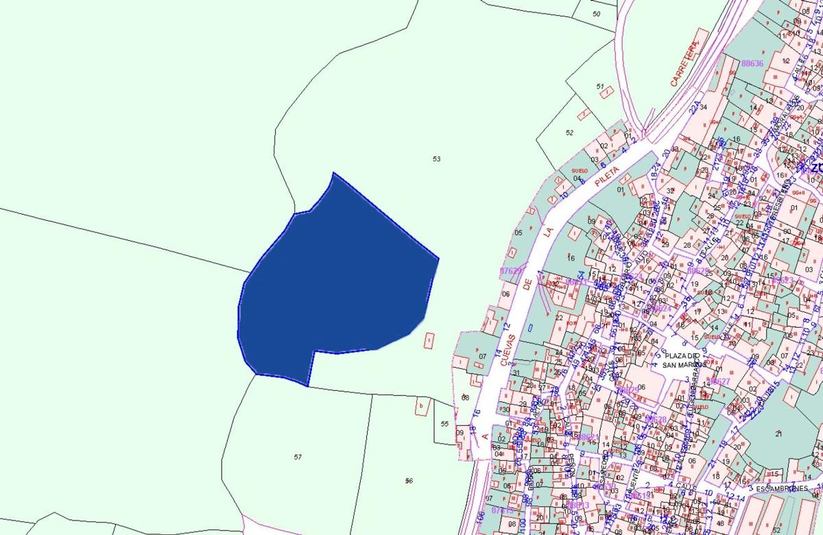 Terreno en venta en Benaojan, Malaga plan 1