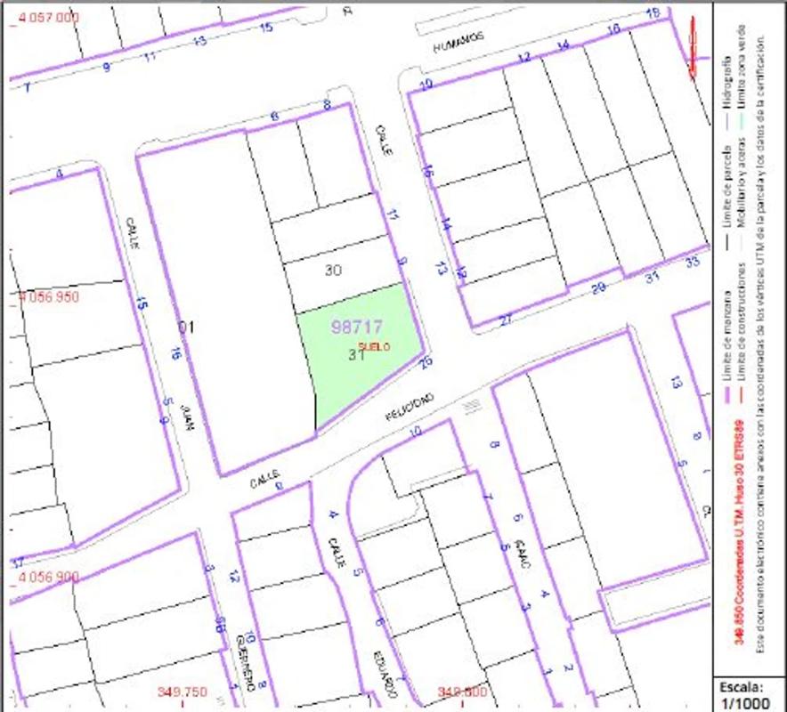 Land for sale in Alhaurín el Grande, Malaga plan 1