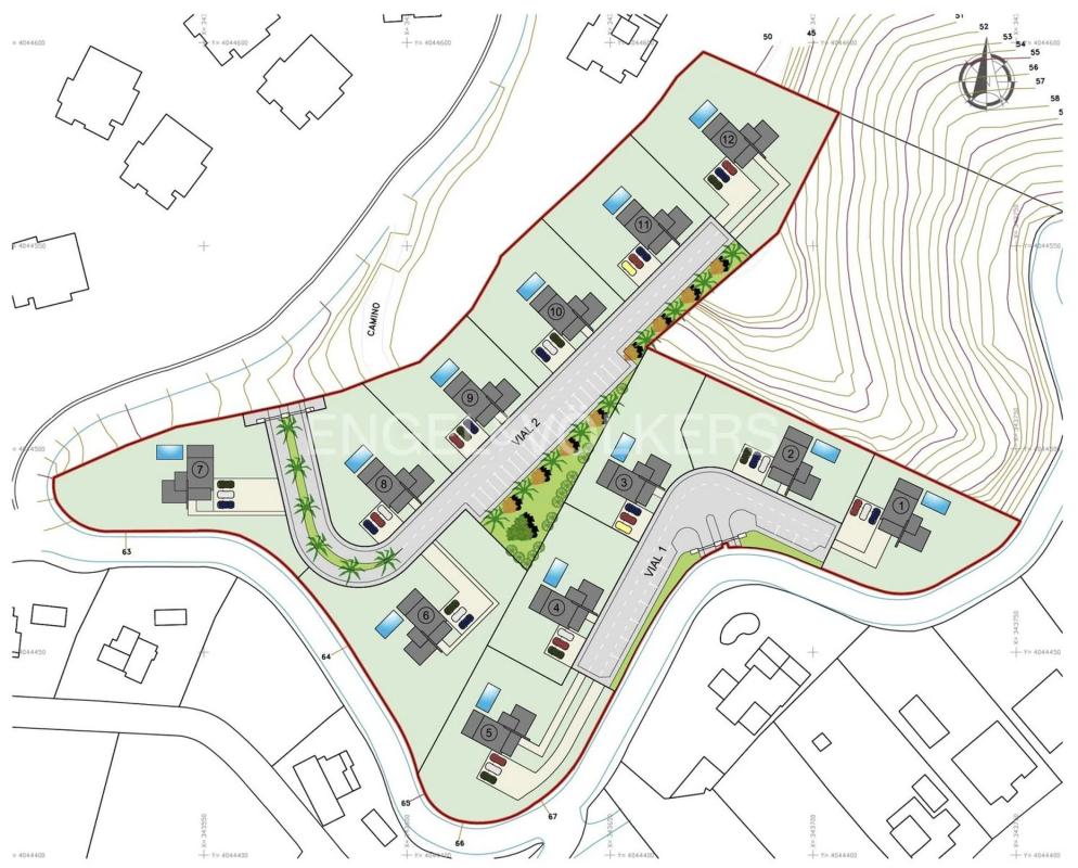 Land for sale in Ojén, Malaga plan 1