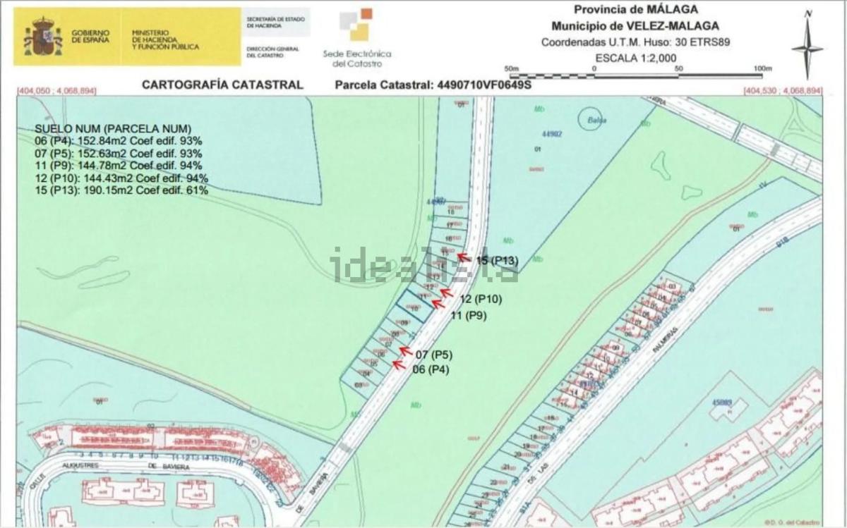 Terreno en venta en Caleta de Velez, Malaga plan 1