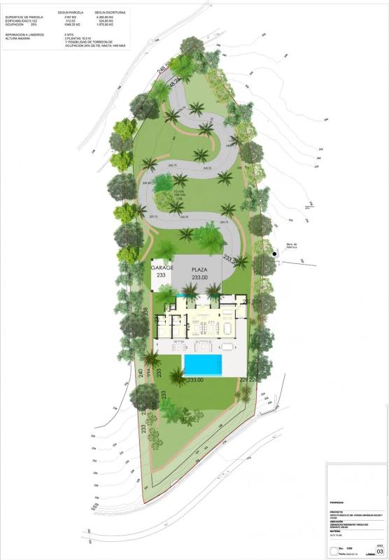Terreno en venta en Benahavís, Malaga plan 2