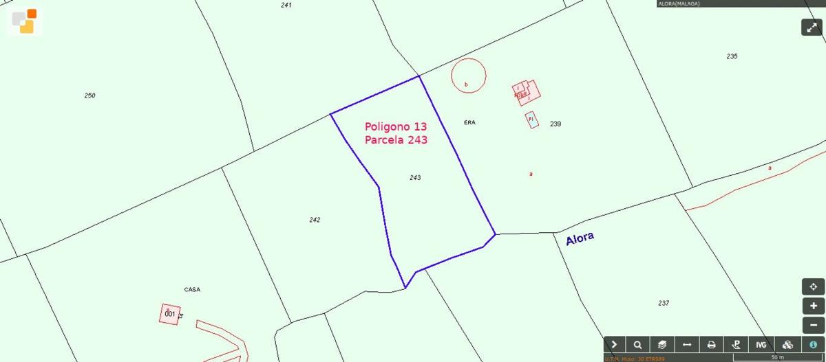 Land for sale in Alora, Malaga plan 1