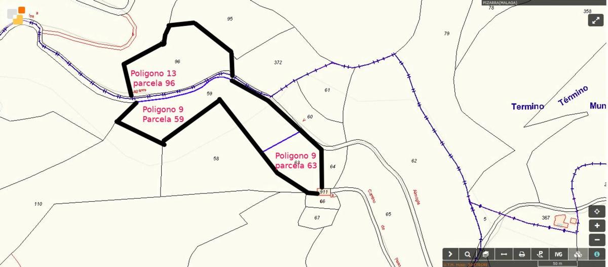 Land for sale in Slate, Malaga plan 1