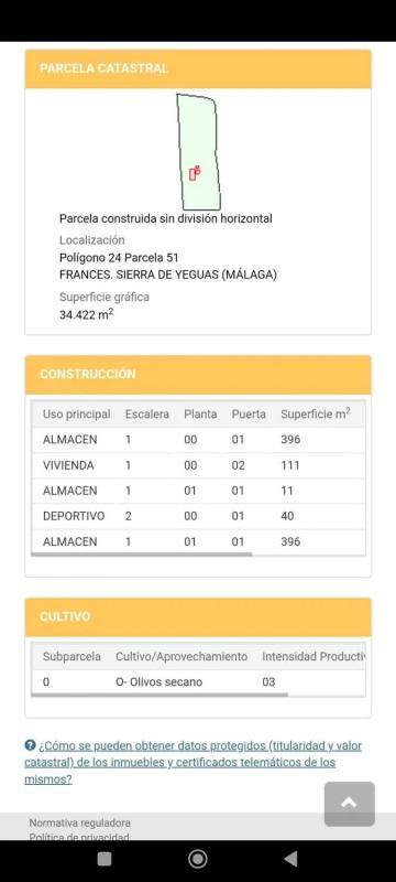 Terreno en venta en Sierra de Yeguas, Malaga photo 3