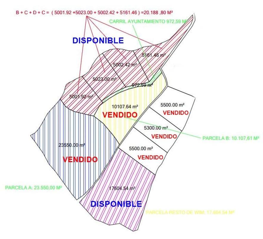 Land for sale in Alhaurín de la Torre, Malaga plan 1