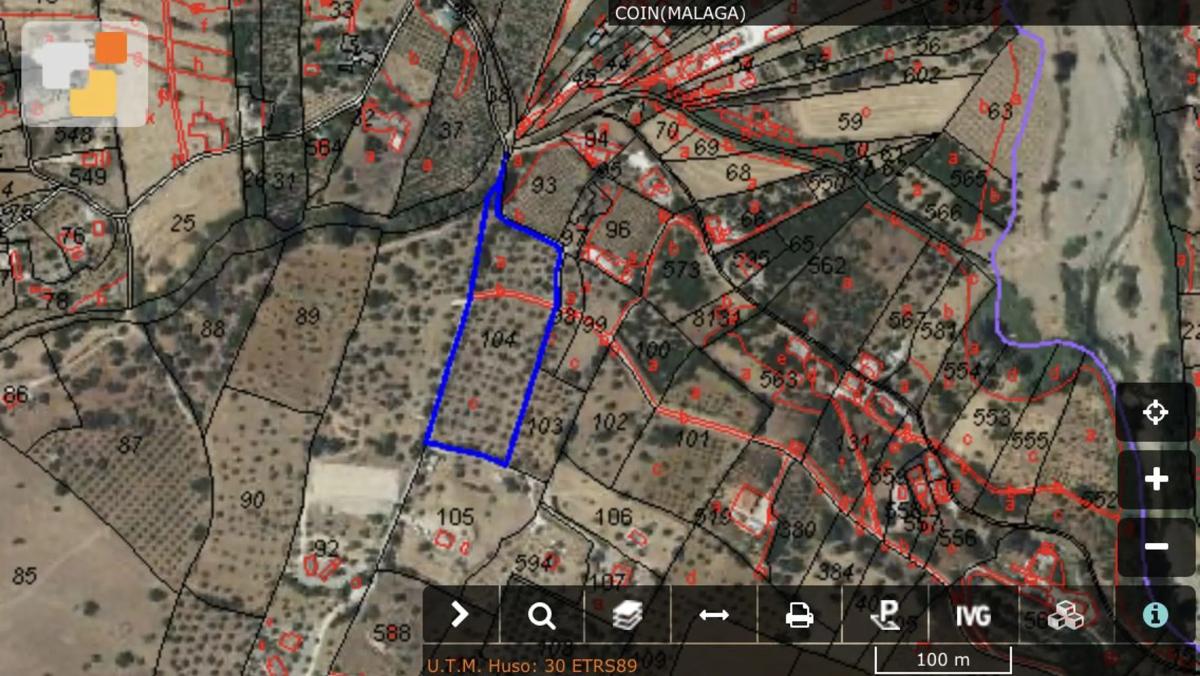 Terreno en venta en Coin, Malaga plan 1