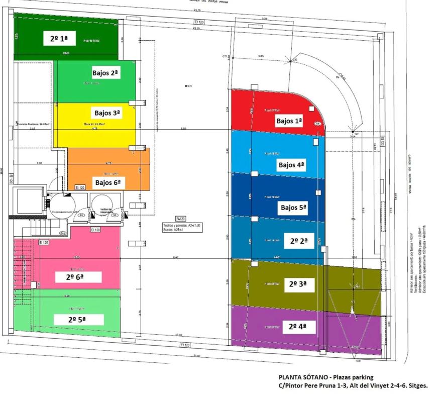 Venta de piso en Calle Pintor Pere Pruna 1, 3, Sitges
plan 1