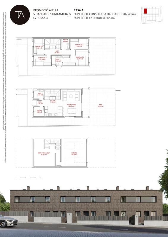 Новостройка Tossa Alella в Алейя plan 2