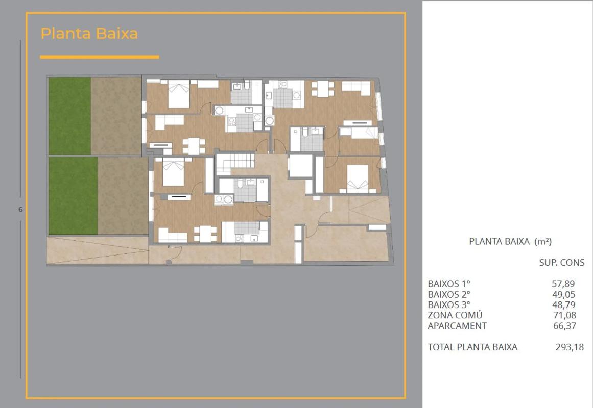Venta de piso en Calle Aneto, 19, Terrassa
 plan 1