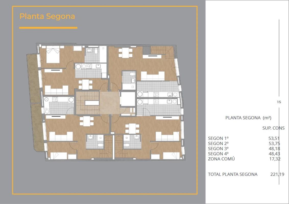 Venta de piso en Calle Aneto, 19, Terrassa
 plan 2
