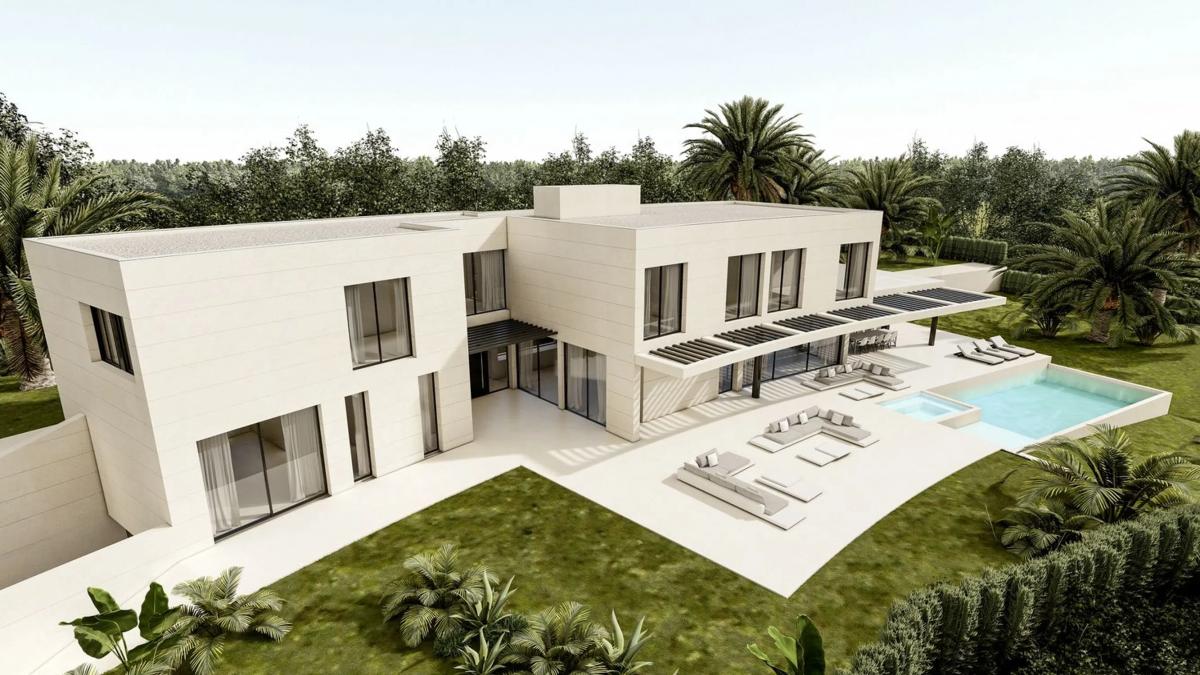 Obra nueva Villa Nura en Sant Andreu de Llavaneres (Revista) plan 1