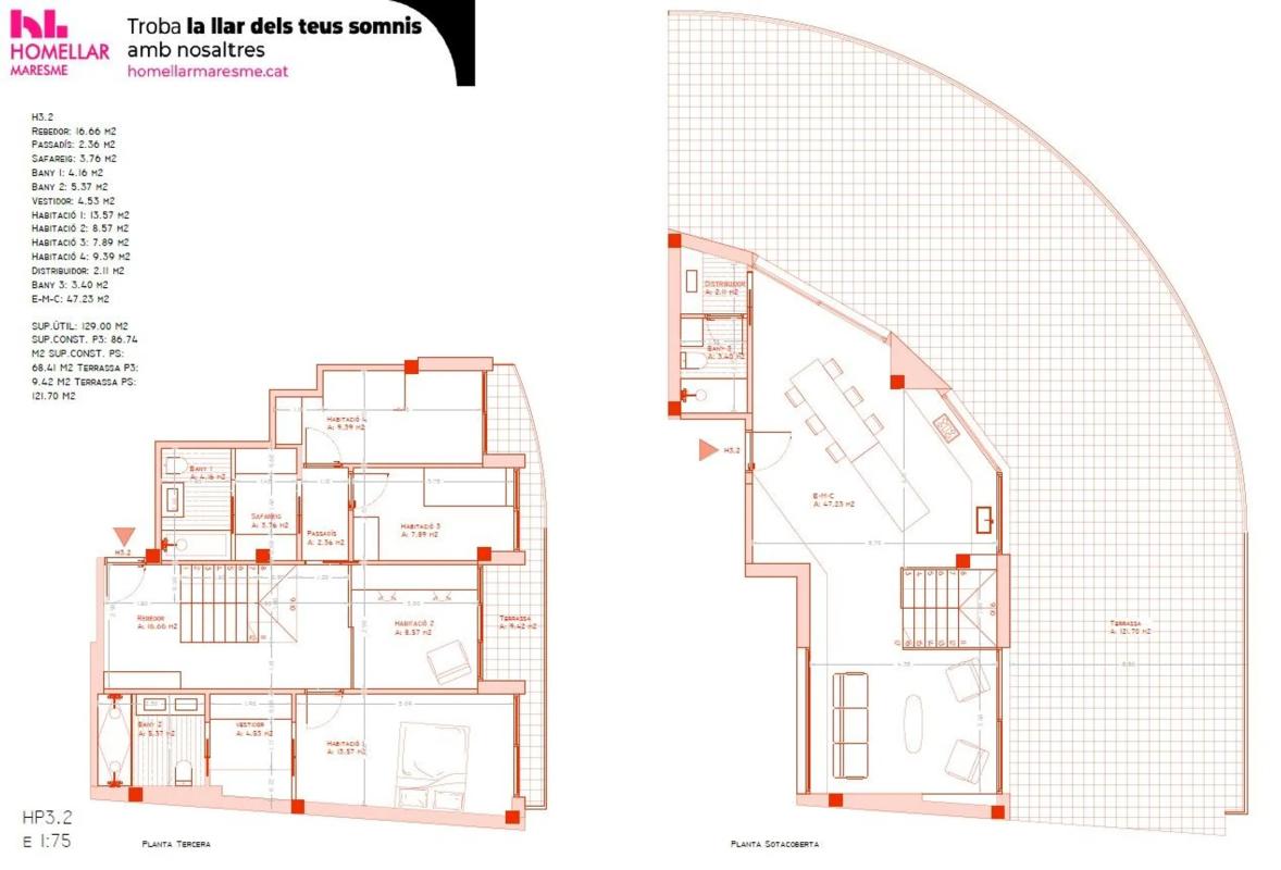 Obra nueva Sant Jaume en Calella (Revista) plan 3
