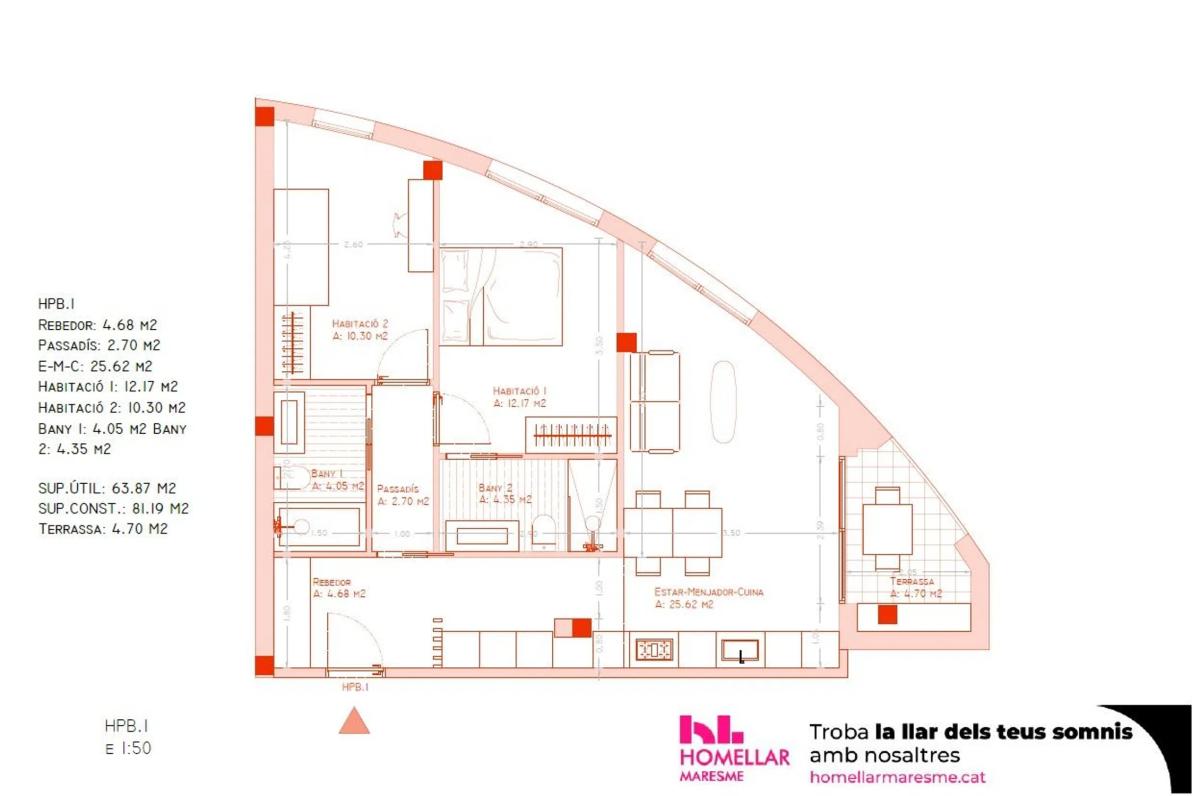 Obra nueva Sant Jaume en Calella (Revista) plan 4