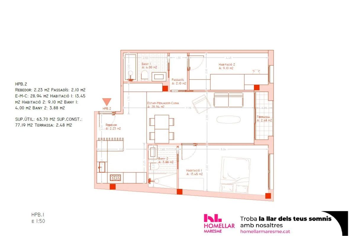 Obra nueva Sant Jaume en Calella (Revista) plan 5