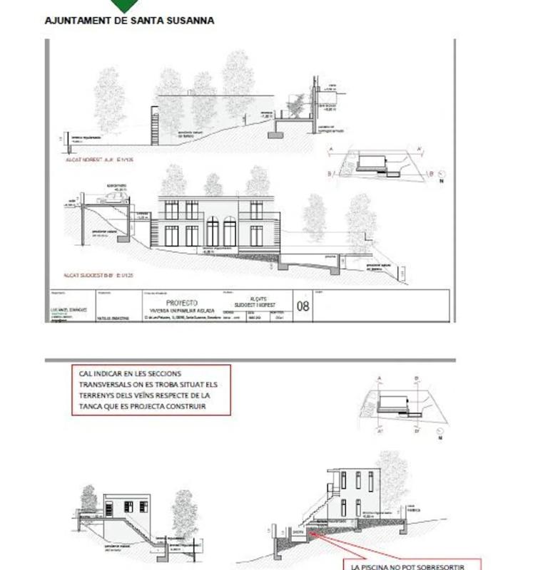 New construction les Petunies 14 in Santa Susanna plan 4