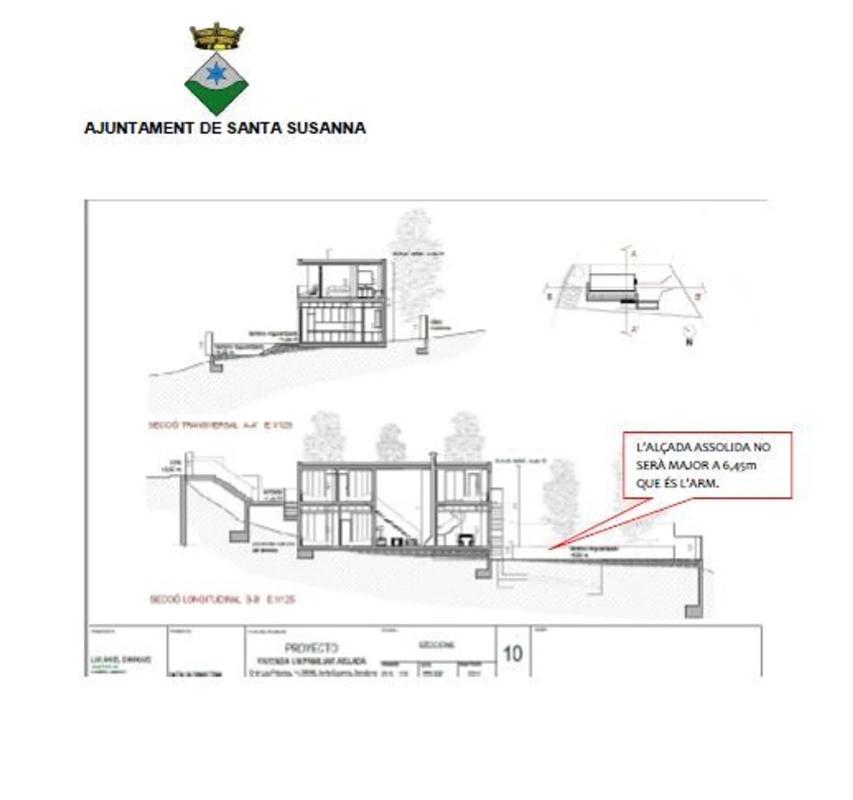 New construction les Petunies 14 in Santa Susanna plan 5