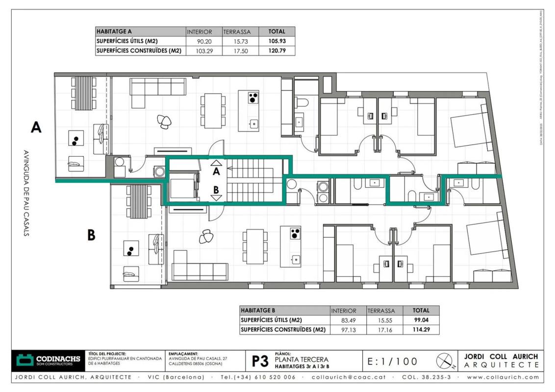 Новостройка PAU CASALS в Калльдетенес plan 1