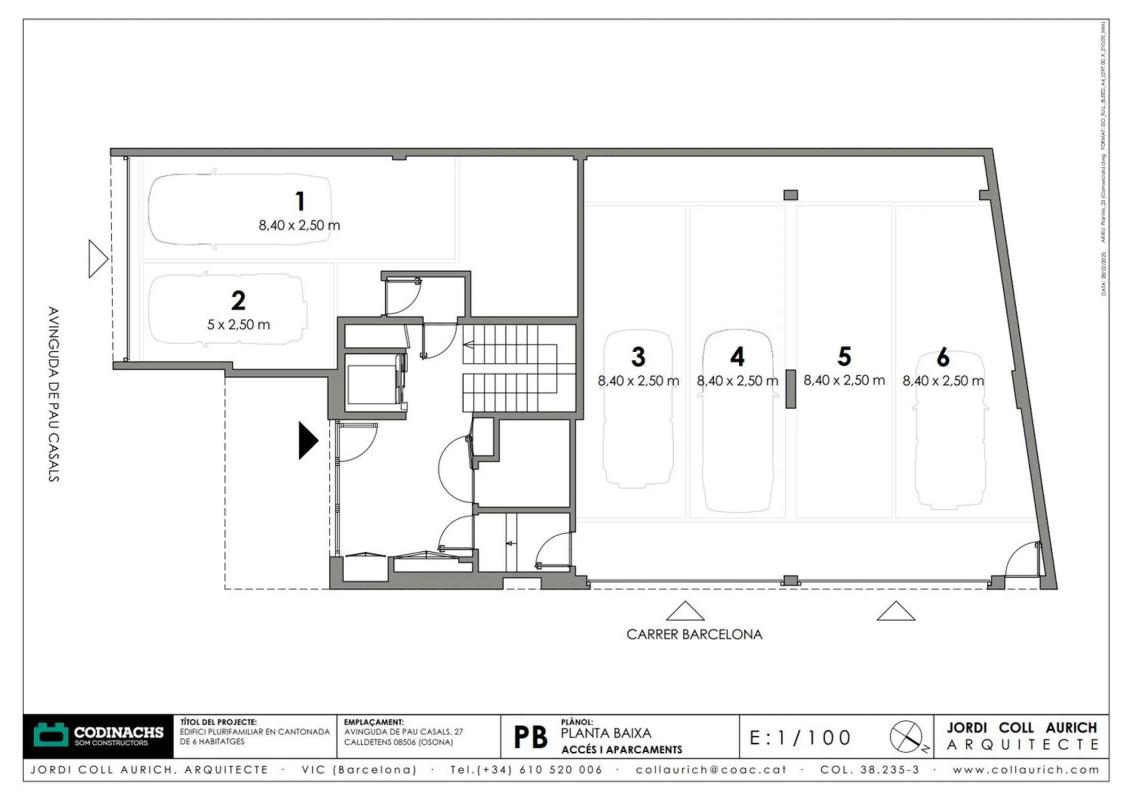 Новостройка PAU CASALS в Калльдетенес plan 2