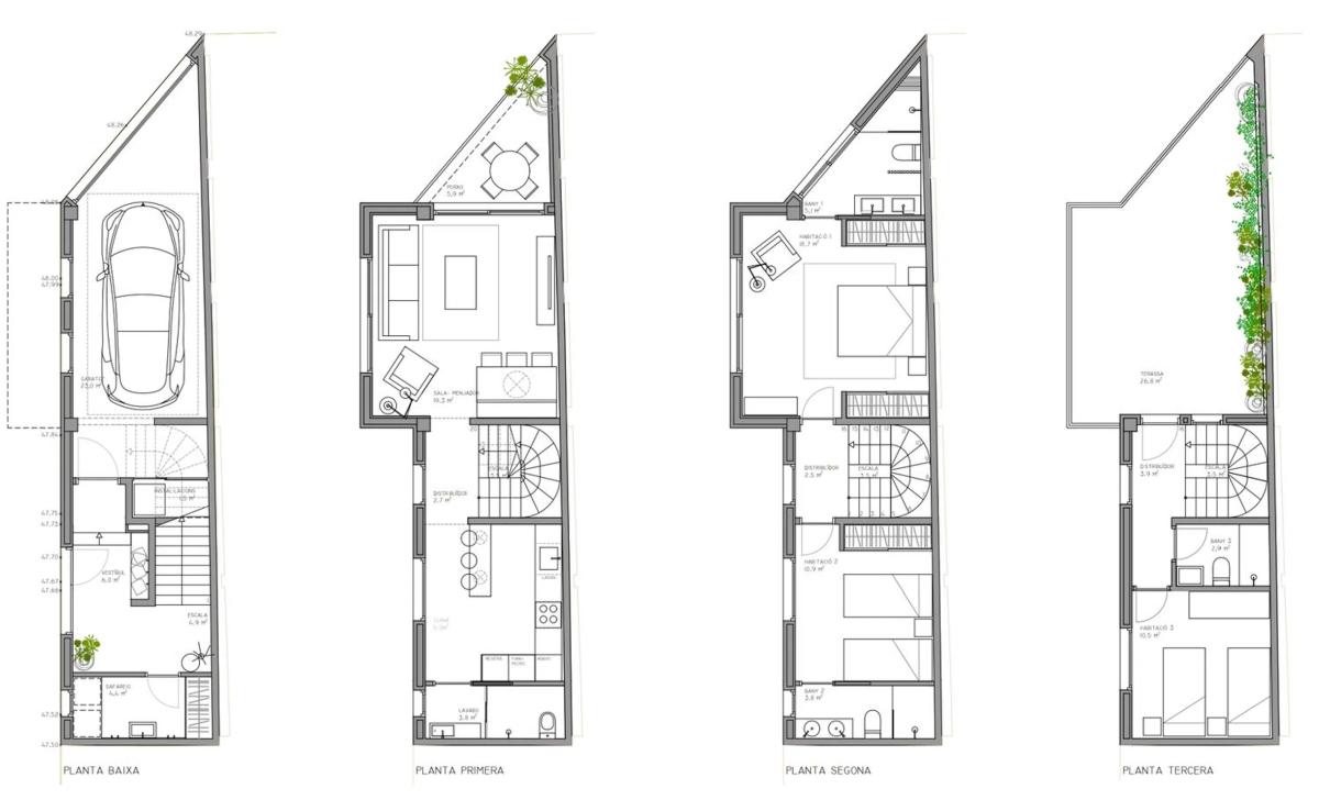 Obra nueva COOL HOMES 128 en Cornellà de Llobregat (Revista) plan 1