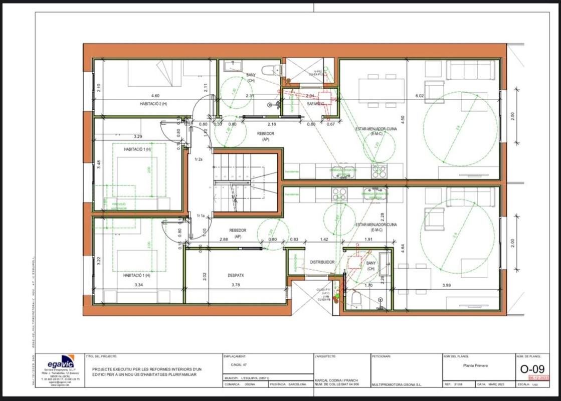 Venta de piso en Calle Nou, 47, L'Esquirol
plan 2