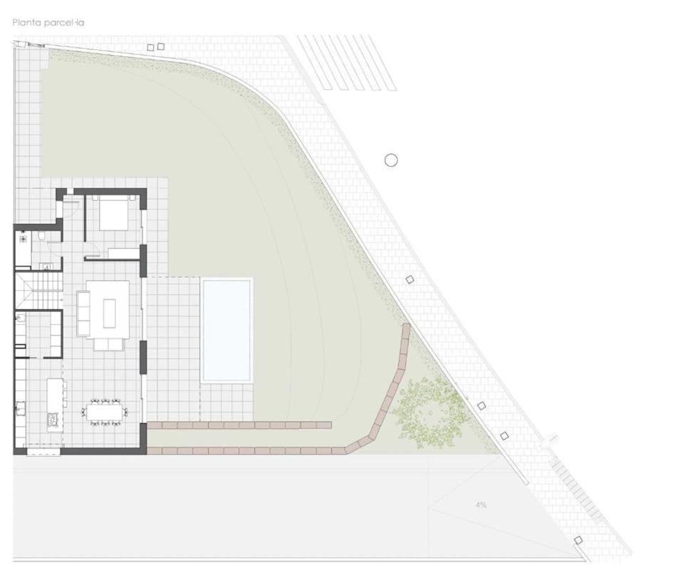 Obra nueva Camí del Golf en Sant Andreu de Llavaneres (Revista) plan 1