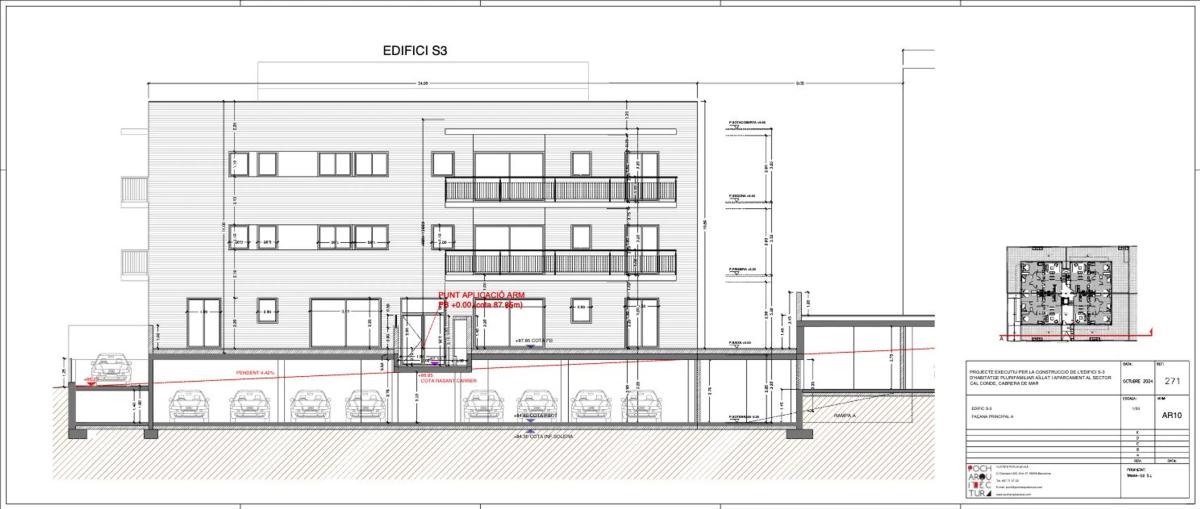 Obra nueva Residencial Cal Conde Fase III en Cabrera de Mar (Revista) plan 5
