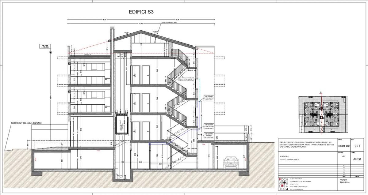Obra nueva Residencial Cal Conde Fase III en Cabrera de Mar (Revista) plan 7