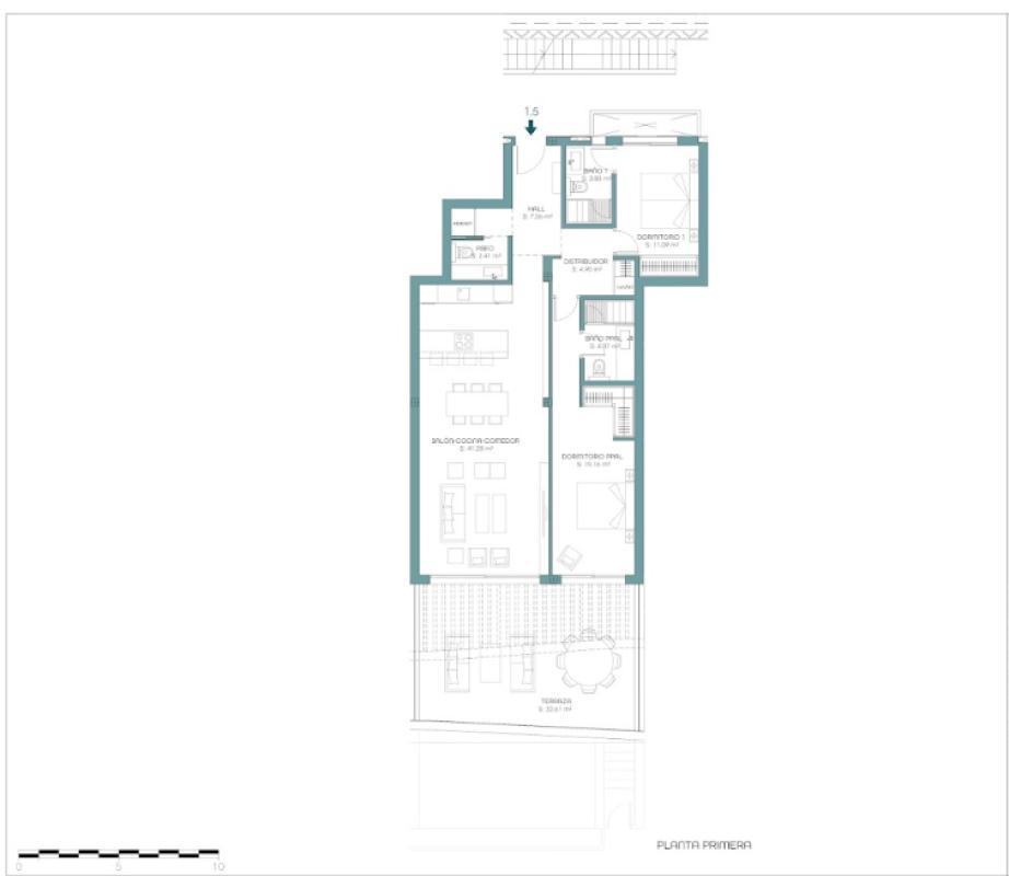 Venta de piso en Picasso, 12, Casares
plan 3