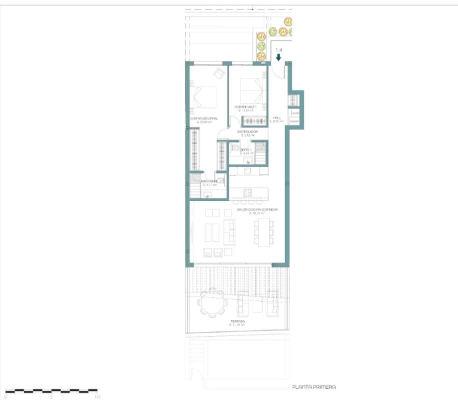 Venta de piso en Picasso, 12, Casares
plan 2