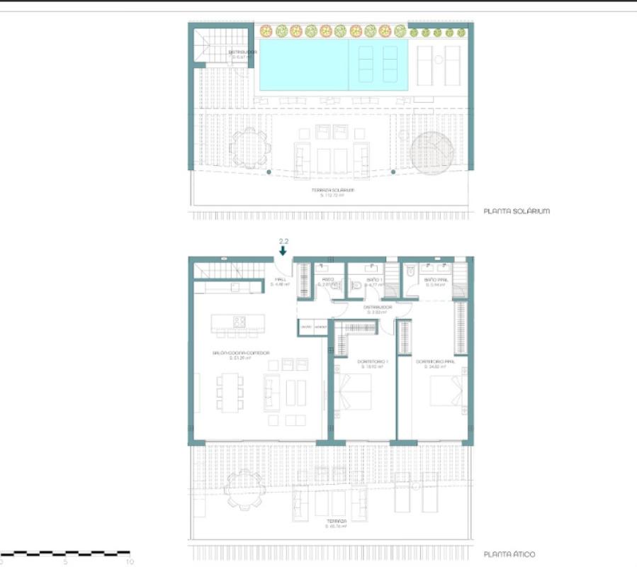 Venta de ático en Picasso, 12, Casares plan 3