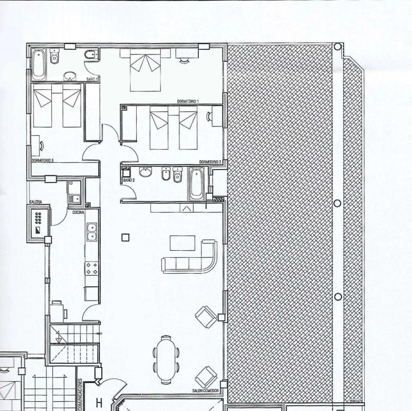 Venta de ático en Calle Beniarbeig, 15, Alicante / Alacant plan 1