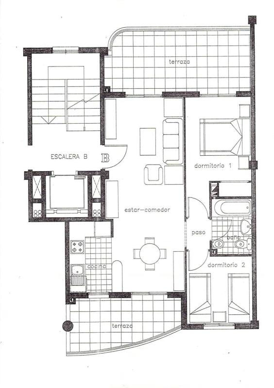 Venta de piso en Avenida Juan Carlos I, 18, Calpe
plan 1
