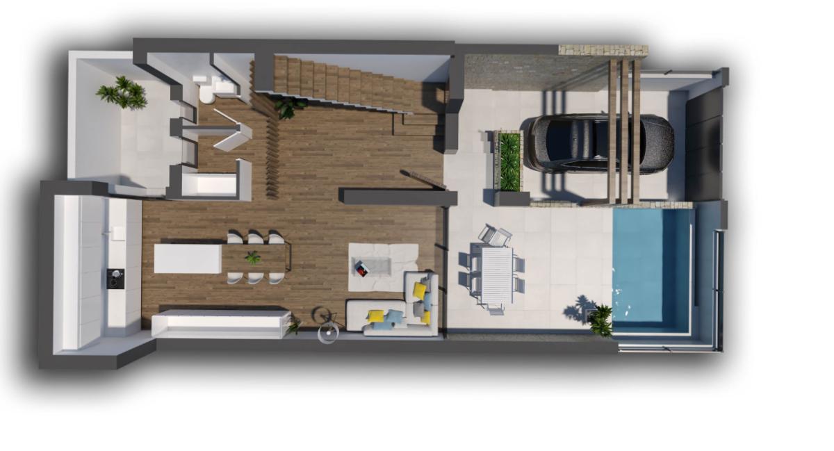 Venta de chalet adosado en , Dolores plan 2
