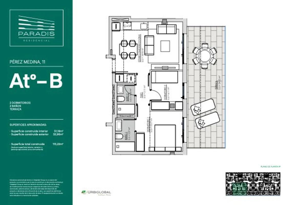 Duplex sale in Perez Medina 11, 15, Alicante plan 3