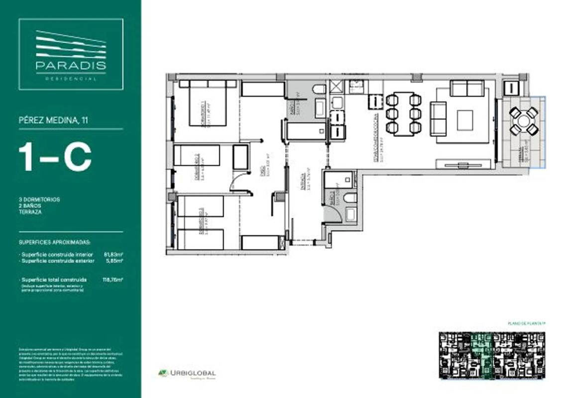 Duplex sale in Perez Medina 11, 15, Alicante plan 5