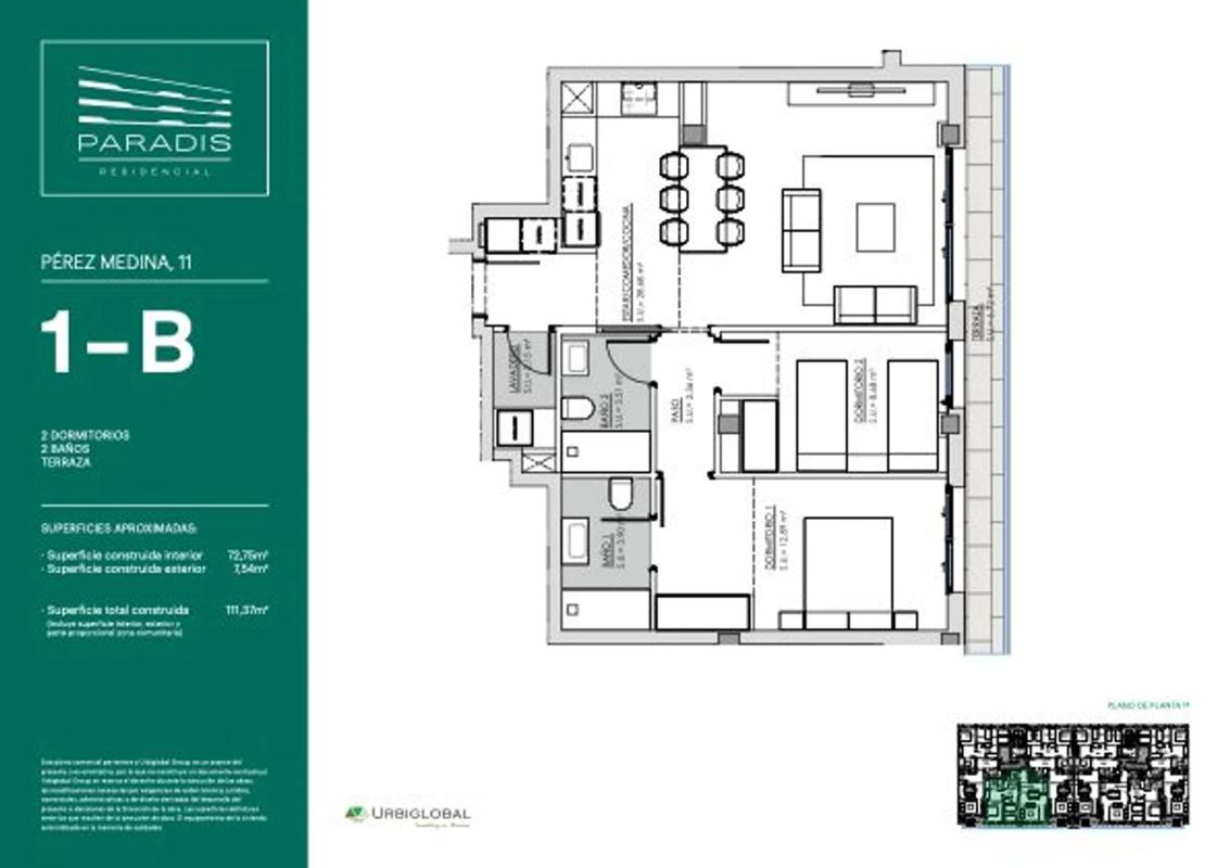 Duplex sale in Perez Medina 11, 15, Alicante plan 9