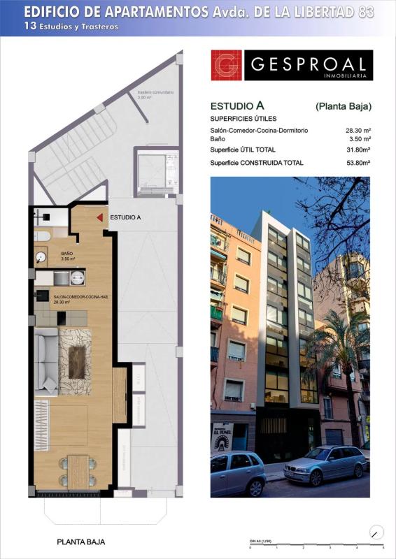 Nowa nieruchomość Edificio de Apartamentos Avenida de Libertad 83 w Elche / Elx plan 3